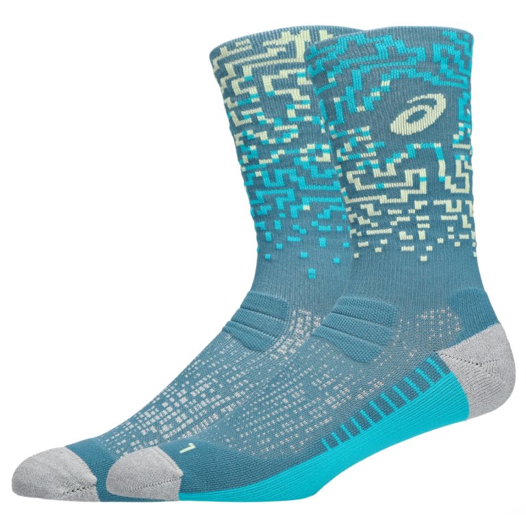 Ponožky Asics Performance Run Sock Crew - modrá