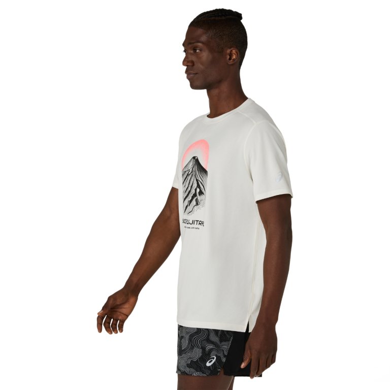 Tričko Asics Fujitrail Logo SS Top M - bílá