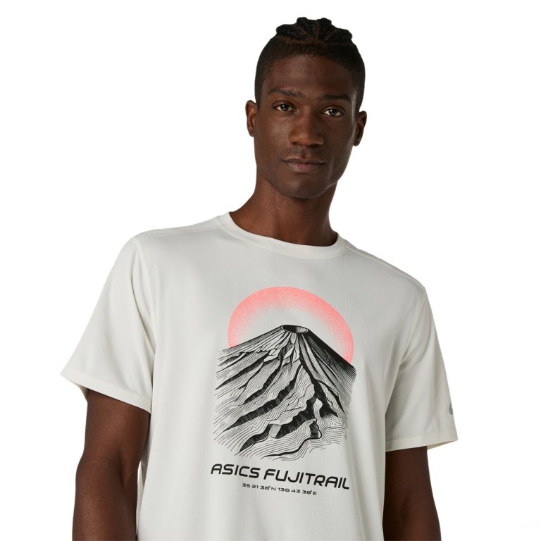 Tričko Asics Fujitrail Logo SS Top M - bílá