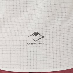 Tričko Asics Fujitrail Elite Graphic SS Top W – biele/červené