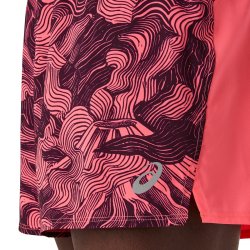 Šortky Asics Fujitrail All Over Print 5In Short M – ružová/fialová
