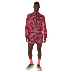Šortky Asics Fujitrail All Over Print 5In Short M – ružová/fialová