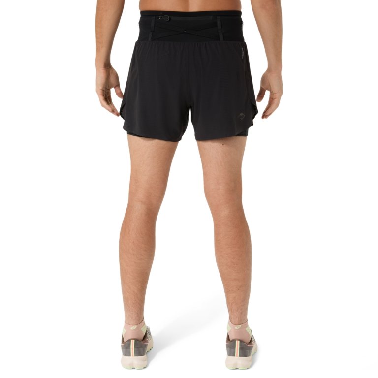 Šortky Asics Fujitrail Elite Short M – čierne