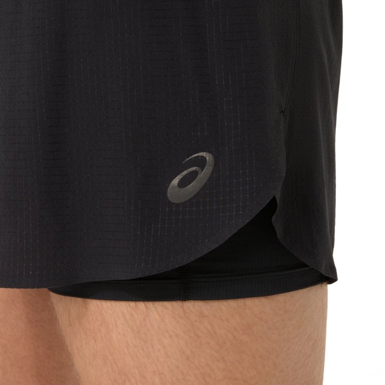 Šortky Asics Fujitrail Elite Short M – čierne