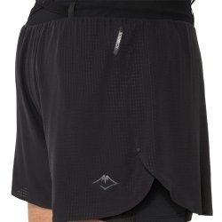 Šortky Asics Fujitrail Elite Short M – čierne