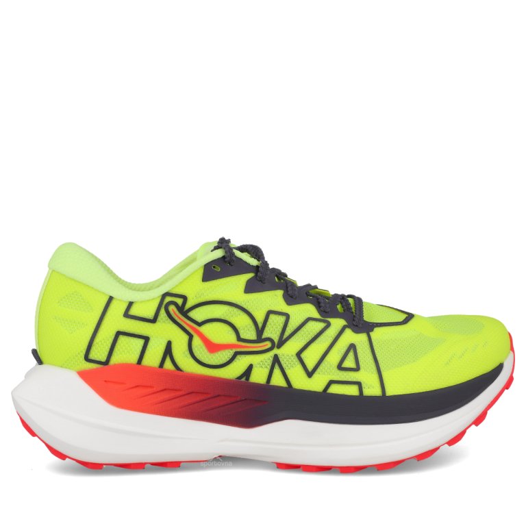 Obuv Hoka Rocket X Trail M - žlutá/červená