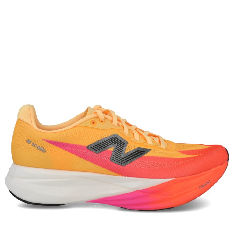 Obuv New Balance FuelCell SC Elite v5 W - oranžová/růžová