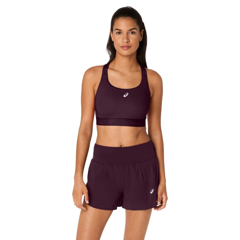Podprsenka Asics Road Compression Bra W - tmavě fialová