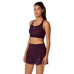 Podprsenka Asics Road Compression Bra W - tmavě fialová