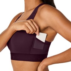 Podprsenka Asics Road Compression Bra W - tmavě fialová