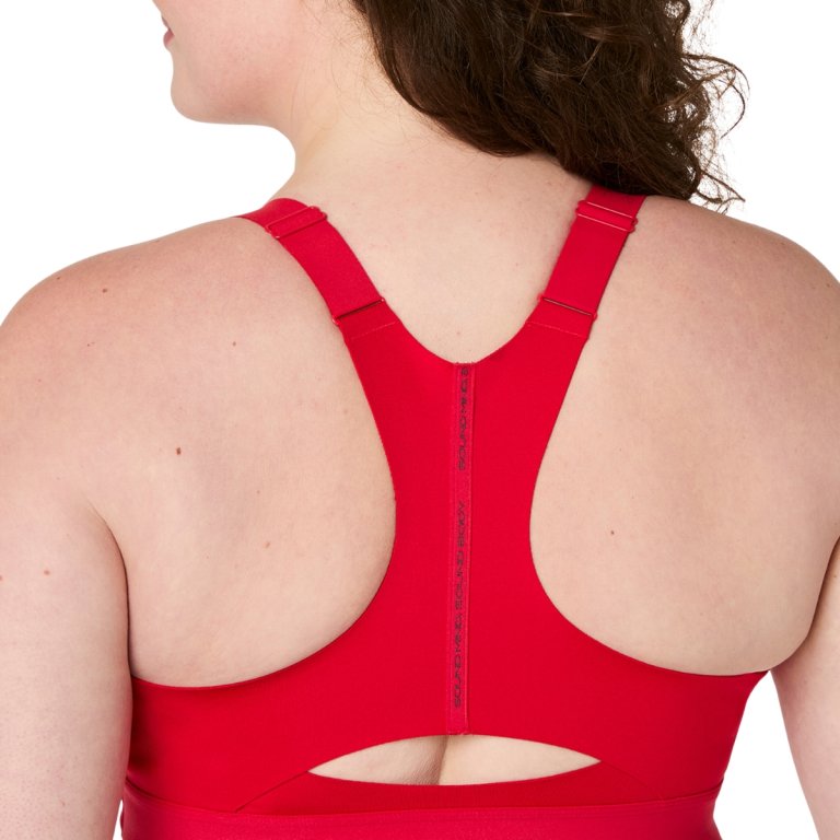 Podprsenka Asics Road Combination Zip Bra W - červená
