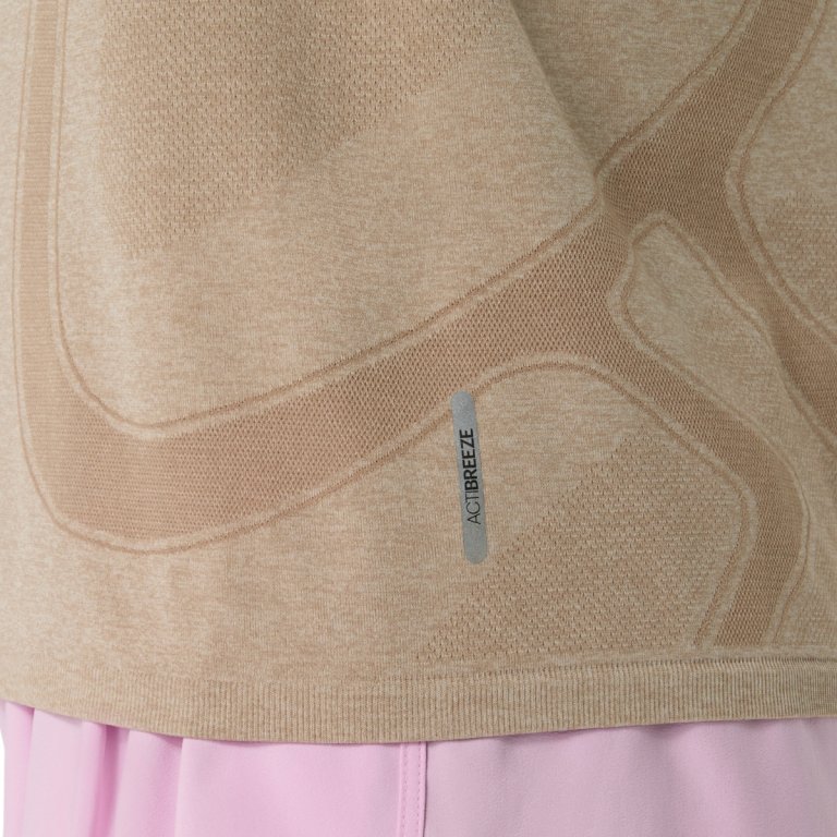 Tričko Asics Road Seamless LS Top W - béžová