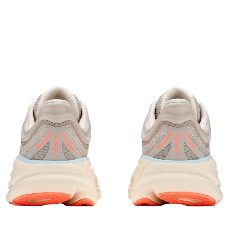 Obuv Hoka Bondi 9 W - šedá/oranžová