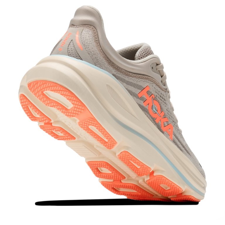 Obuv Hoka Bondi 9 W - šedá/oranžová