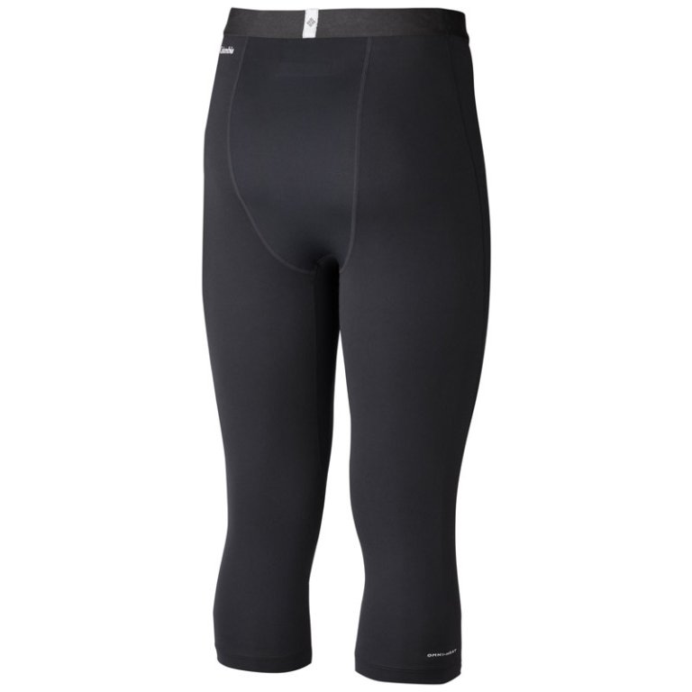 Легінси функціональні чоловічі Columbia Midweight 3/4 Tight w/Fly M - чорні