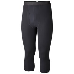 Легінси функціональні чоловічі Columbia Midweight 3/4 Tight w/Fly M - чорні