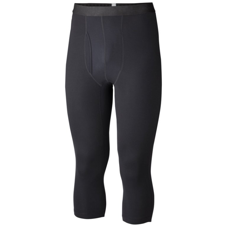 Легінси функціональні чоловічі Columbia Midweight 3/4 Tight w/Fly M - чорні