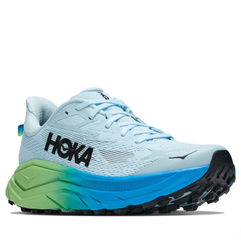 Obuv Hoka Challenger 8 W - modrá/zelená