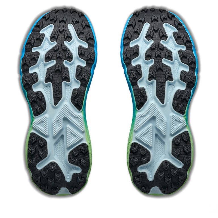 Obuv Hoka Challenger 8 Wide W - modrá/zelená