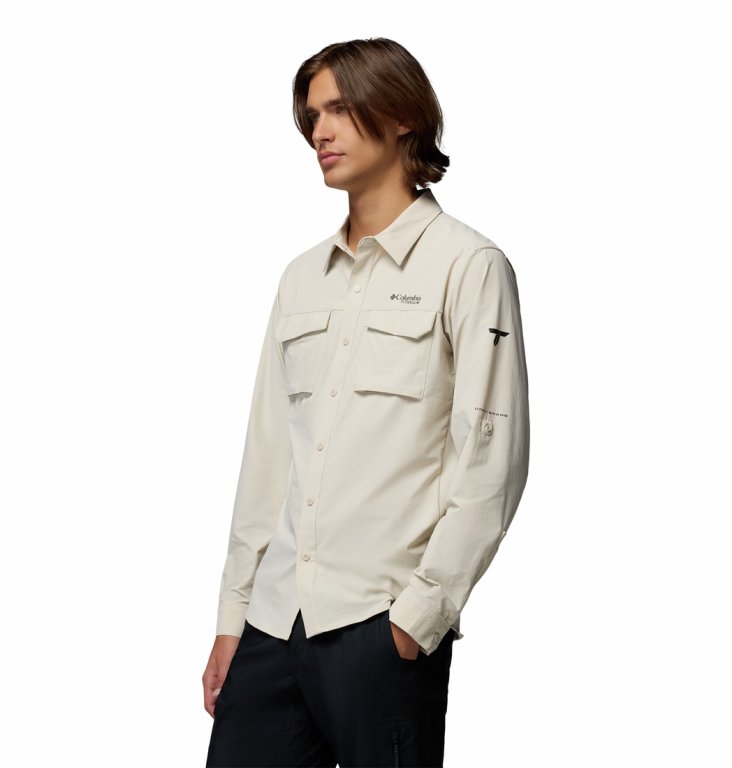 Košile Columbia Silver Ridge™ Elite EU LS Woven M - béžová