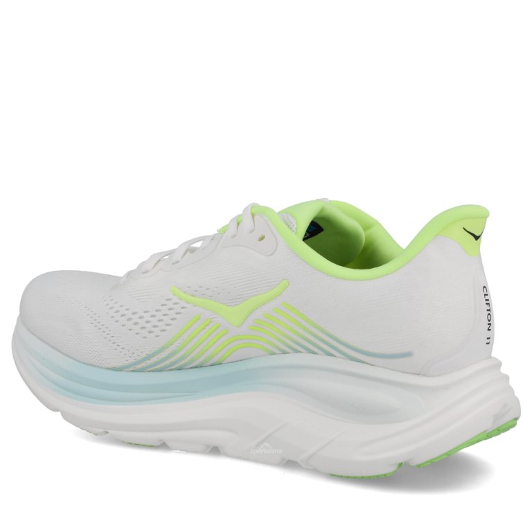 Topánky Hoka Clifton 11 Wide W – biela/zelená