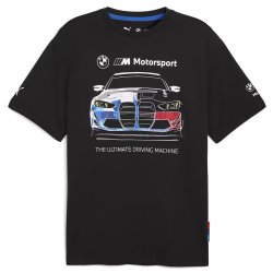 Tričko Puma BMW MMS Bold Graphic Tee M - černá