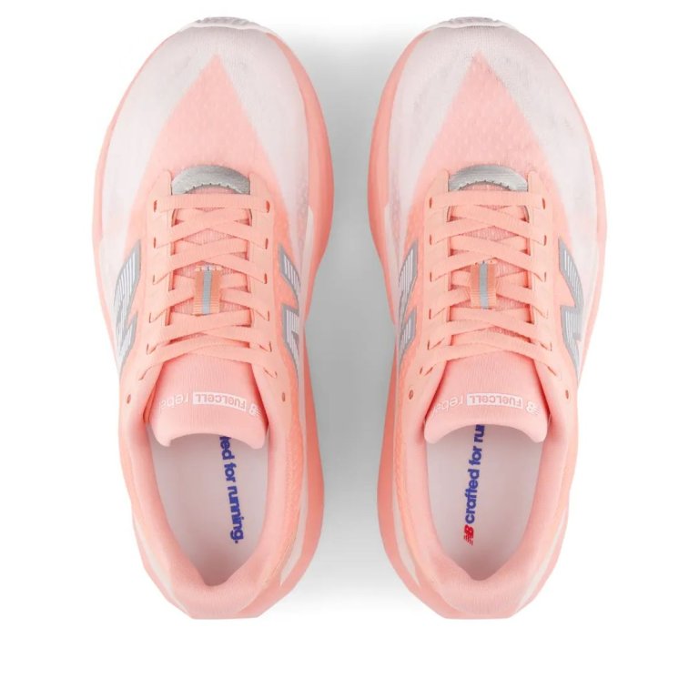 Obuv New Balance FuelCell Rebel v5 W - růžová/bílá