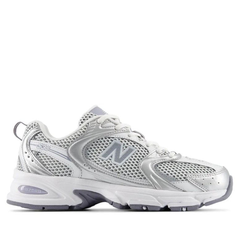 Topánky Snkrs New Balance 530's – strieborné/biele