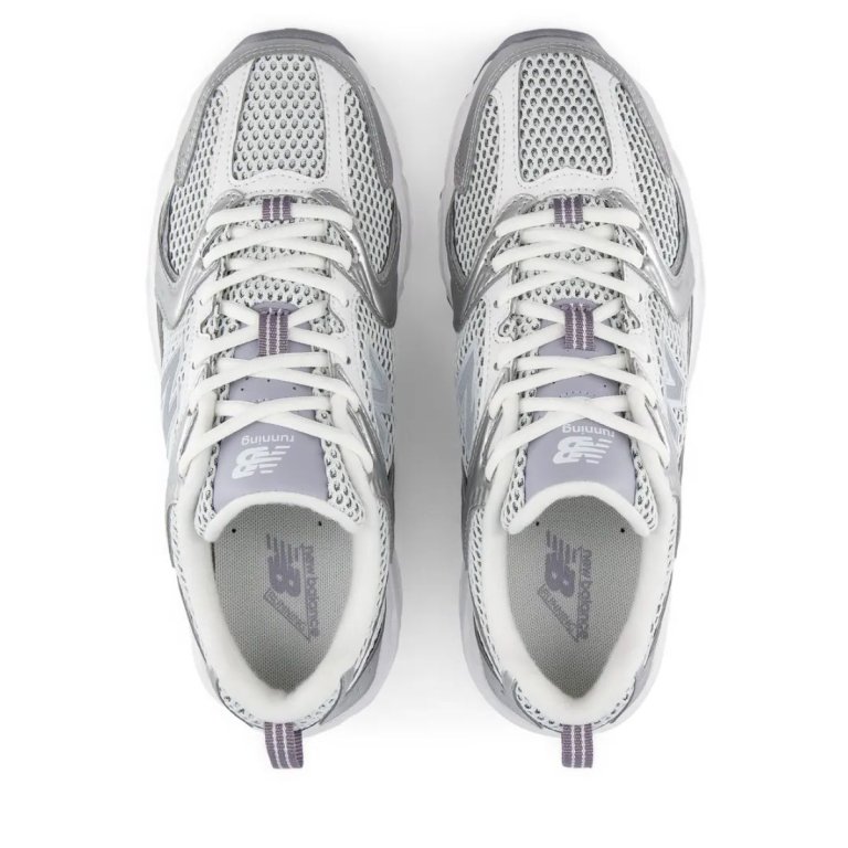 Topánky Snkrs New Balance 530's – strieborné/biele