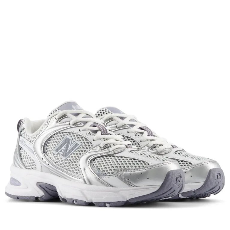 Topánky Snkrs New Balance 530's – strieborné/biele