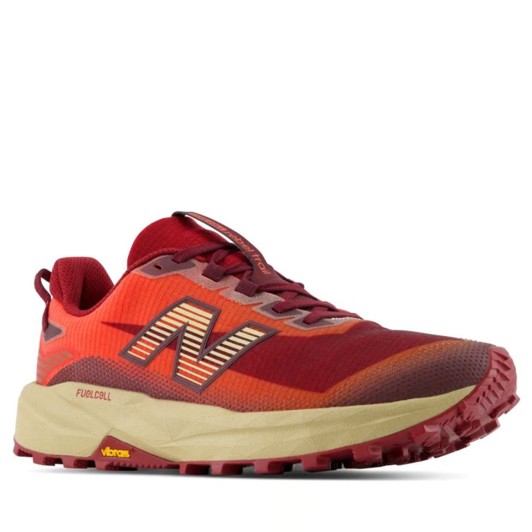 Obuv New Balance FuelCell Rebel Trail M - červená/oranžová
