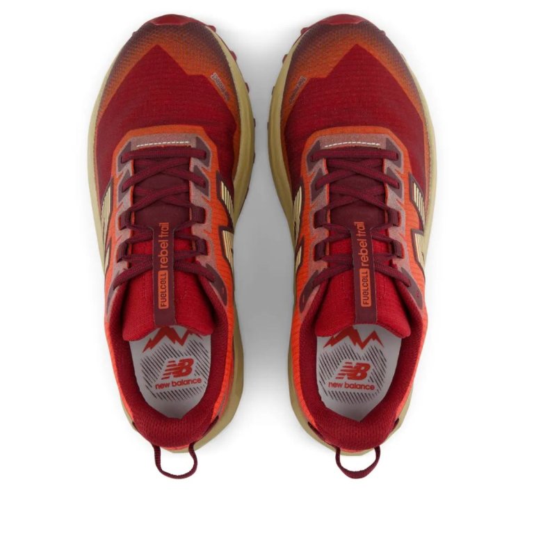 Obuv New Balance FuelCell Rebel Trail M - červená/oranžová