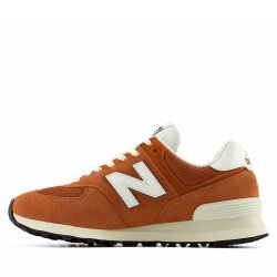 Obuv Snkrs New Balance 574's - oranžová/hnědá