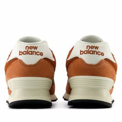 Obuv Snkrs New Balance 574's - oranžová/hnědá