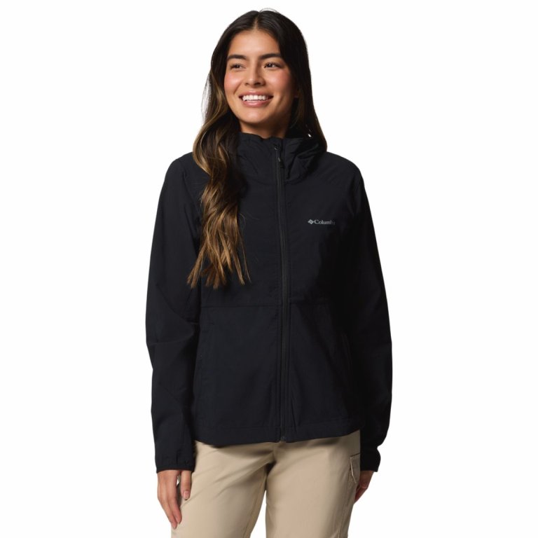 Bunda Columbia Heather Canyon™ II Hooded Softshell W - černá