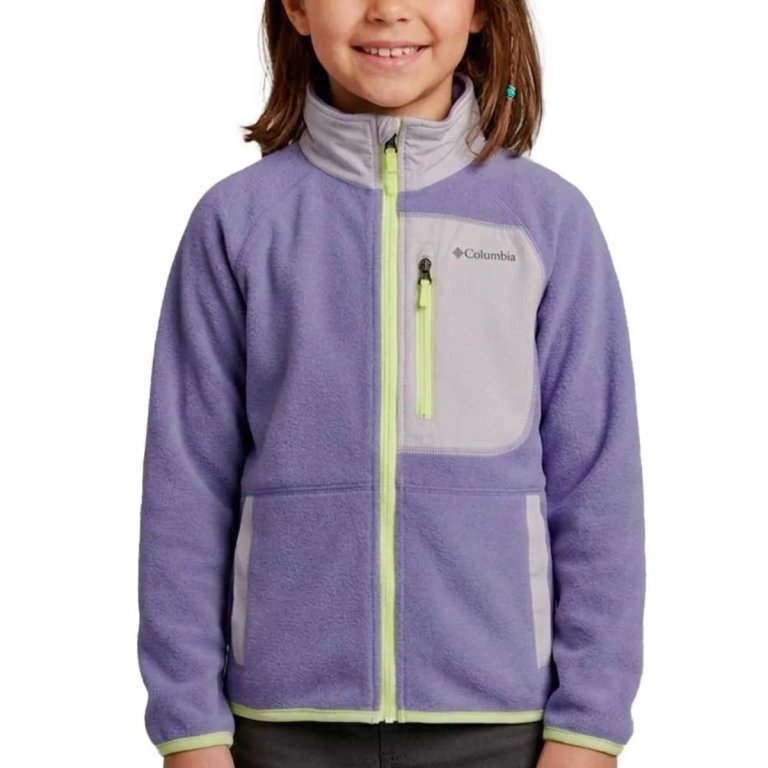 Mikina Columbia Fast Trek™ V Full Zip J - fialová