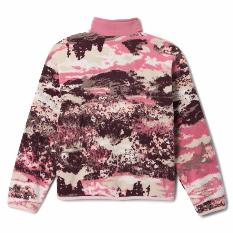 Mikina Columbia Sequoia Grove™ Printed Full Zip Fleece J - růžová