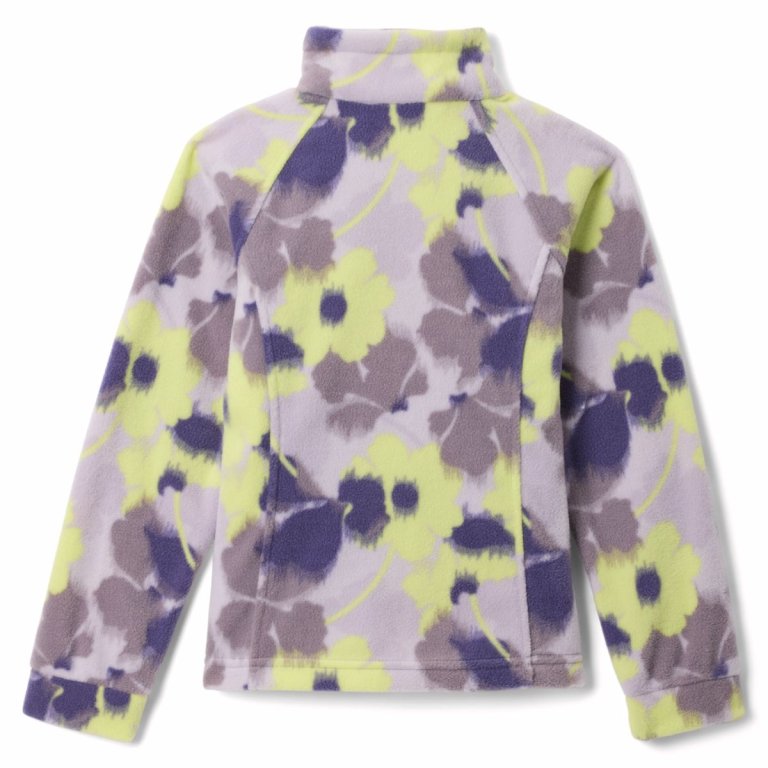 Mikina Columbia Benton Springs™ II Printed Fleece J - fialová/žlutá