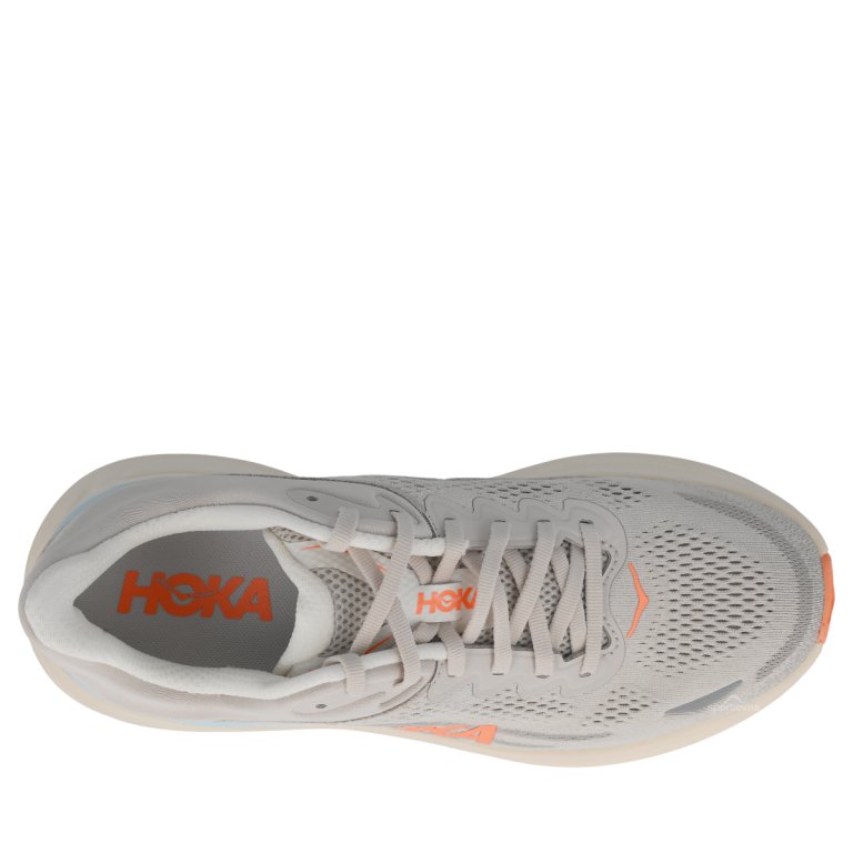 Взуття Hoka Bondi 9 W — сіре/помаранчеве