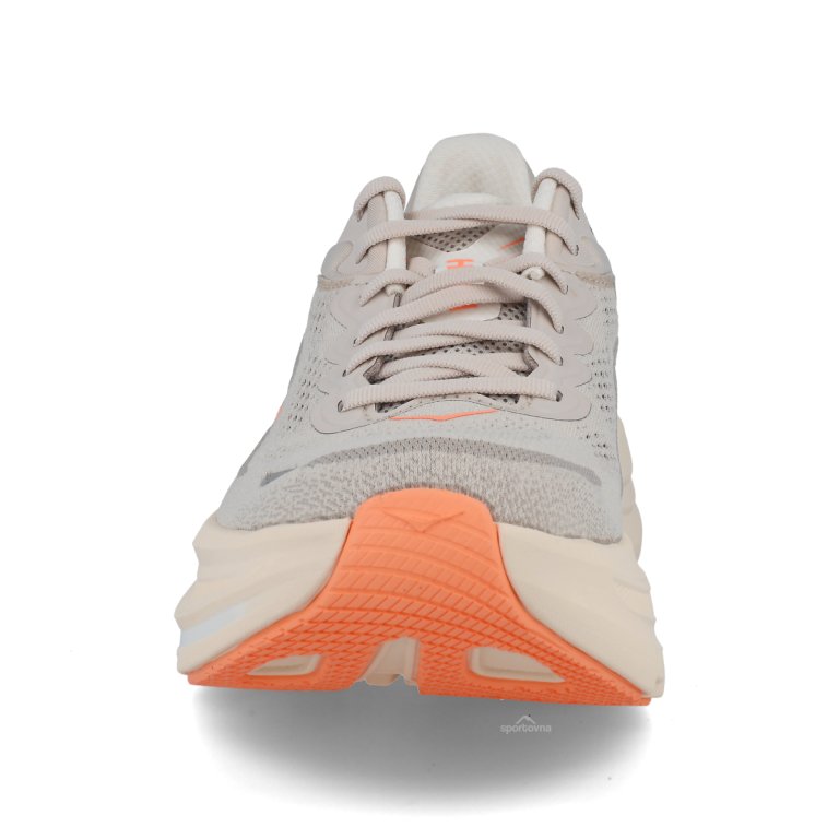 Взуття Hoka Bondi 9 W — сіре/помаранчеве
