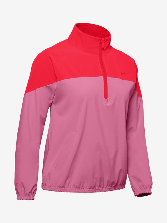Bunda Under Armour Woven Anorak Wmn Pink