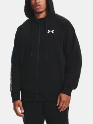 Mikina Under Armour Rival Flc Lockertag FZ HD Man Black