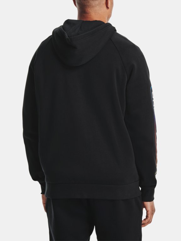 Mikina Under Armour Rival Flc Lockertag FZ HD Man Black