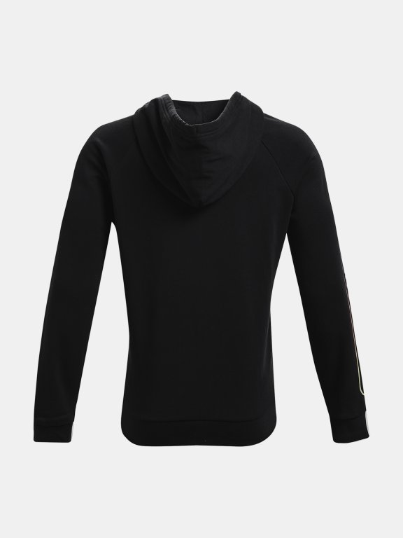 Mikina Under Armour Rival Flc Lockertag FZ HD Man Black