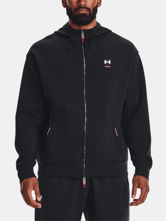 Mikina Under Armour Summit Knit FZ Uni Black