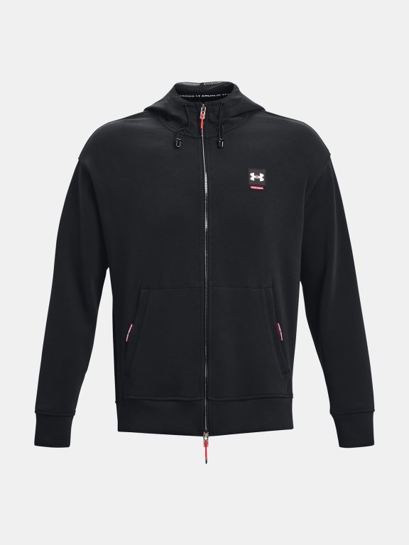 Mikina Under Armour Summit Knit FZ Uni Black