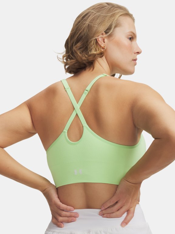 Podprsenka Under Armour Vanish Seamless Low Bra Wmn Green