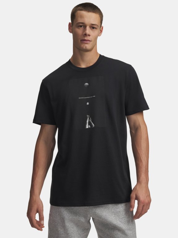 Triko Under Armour Curry Greatest Shooter Tee Man Black