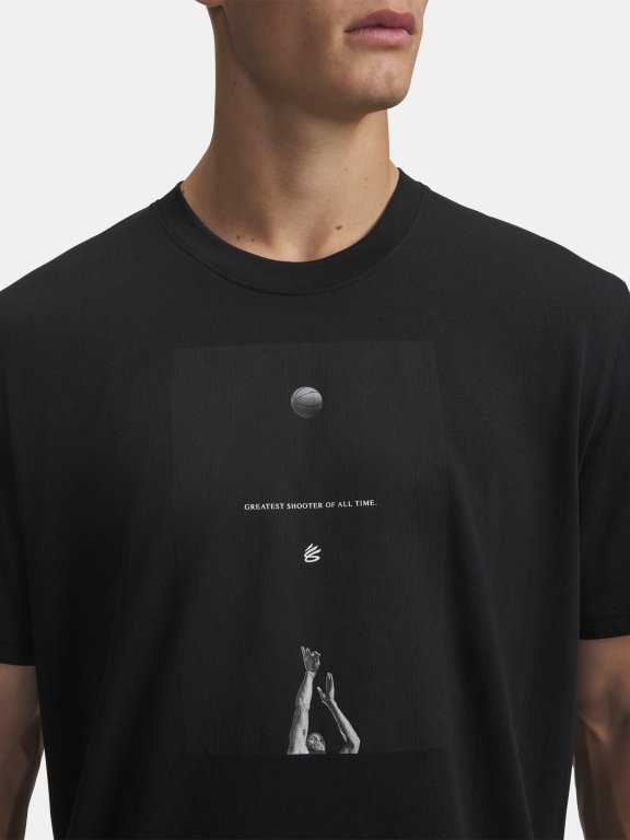 Triko Under Armour Curry Greatest Shooter Tee Man Black