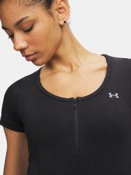 Triko Under Armour Vanish Seamless Crop Zip SS Wmn Black